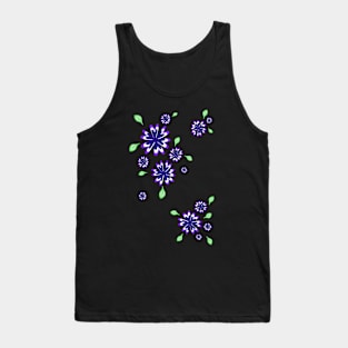 Pretty Purple Flowers Tank Top